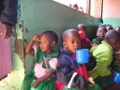 Tea time at the Kindergarten Mbinga